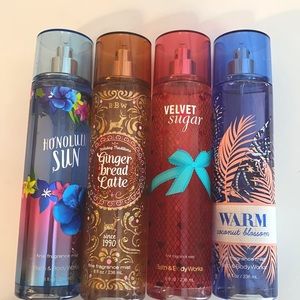 Bath & Body Works | Four Body Sprays